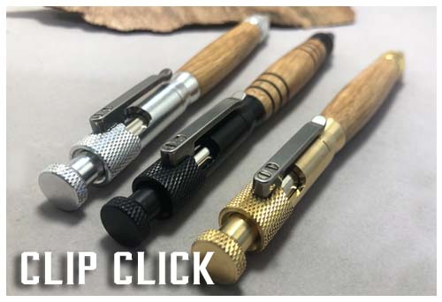 Clip Click Bolt Action Pen