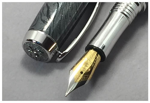 M3 Damascus Jr. Aaaron Fountain Pen