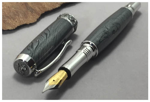 M3 Damascus Jr. Aaaron Fountain Pen