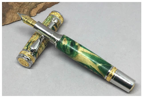 Majestic Box Elder Fountain Pen