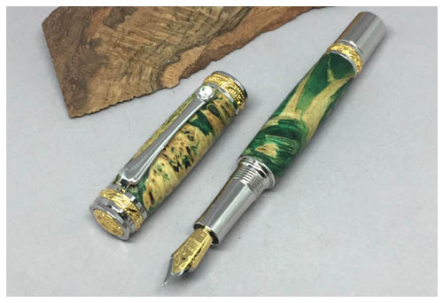 Majestic Box Elder Fountain Pen